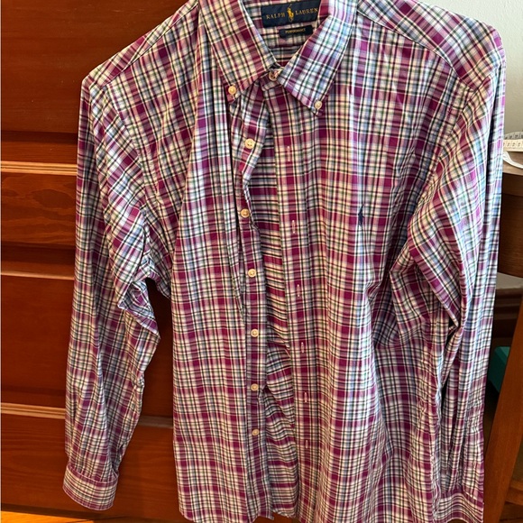Polo Ralph Lauren Other - Polo by Ralph Lauren Men's Purple Plaid Button-Down Shirt